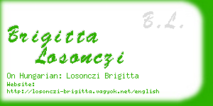 brigitta losonczi business card